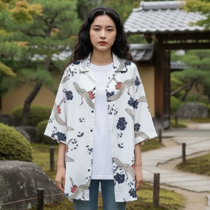 Chemise japonaise femme