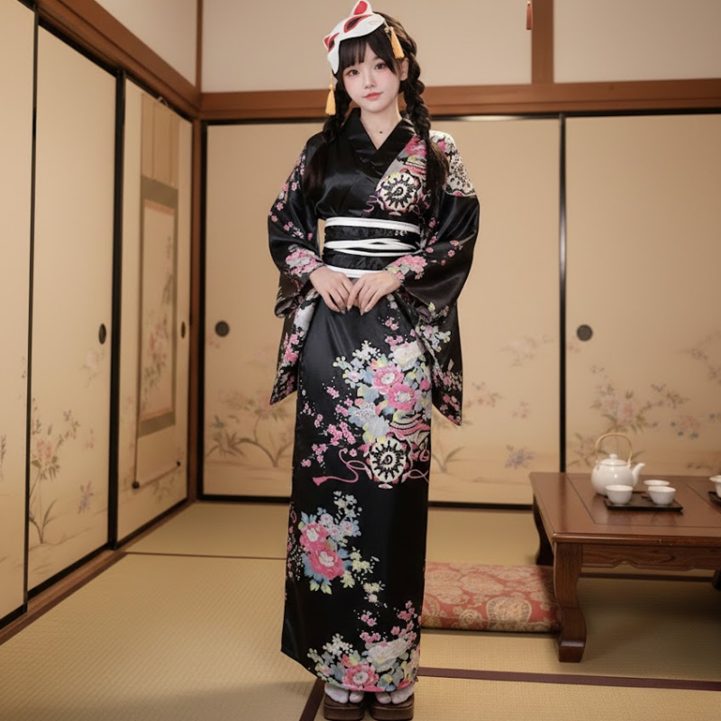 Robe kimono japonaise