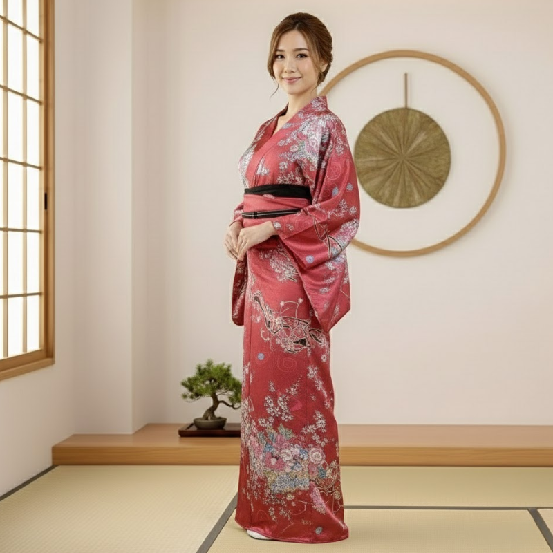 Robe japonaise pour femme