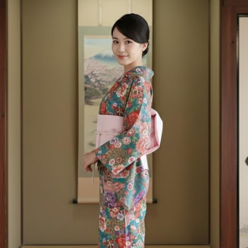 Yukata femme sakura