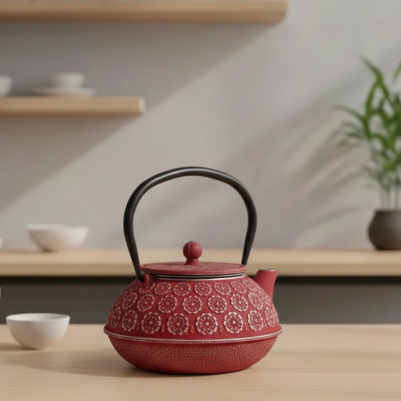 Théière en fonte japonaise traditionnelle