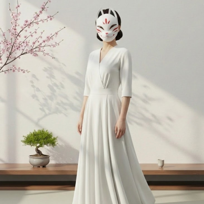 Masque halloween japonais