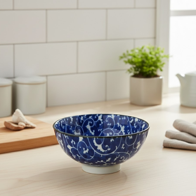 Bol japonais bleu