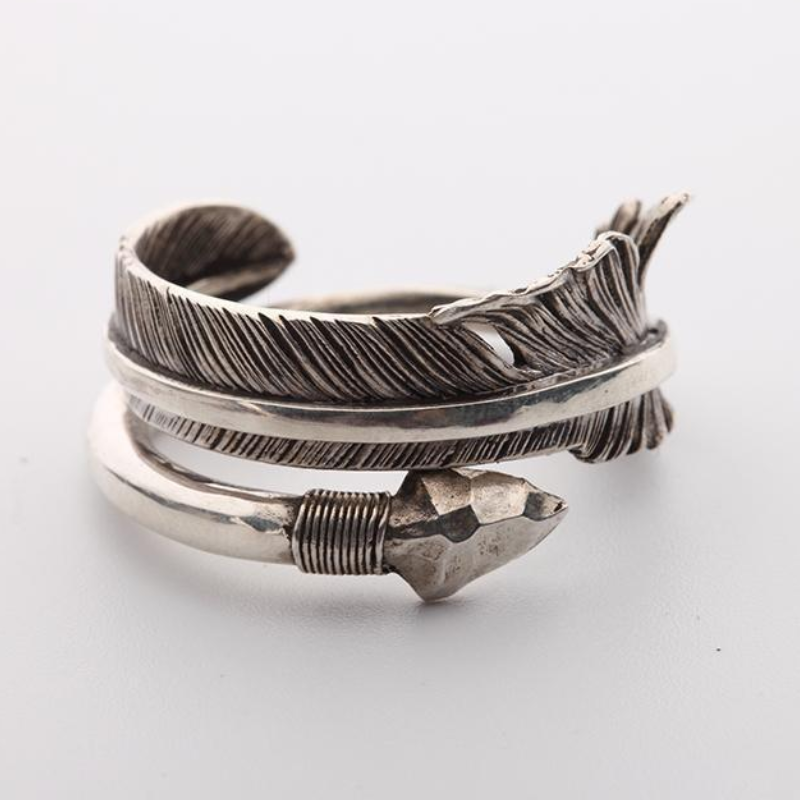 Bague flèche style japonaise