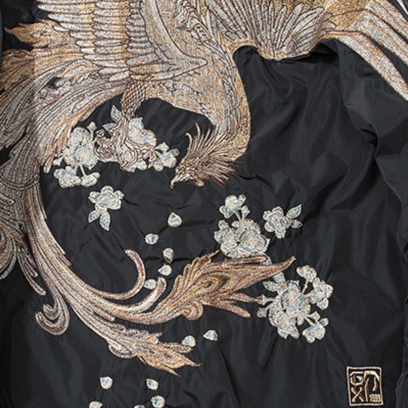 Veste japonaise broderie