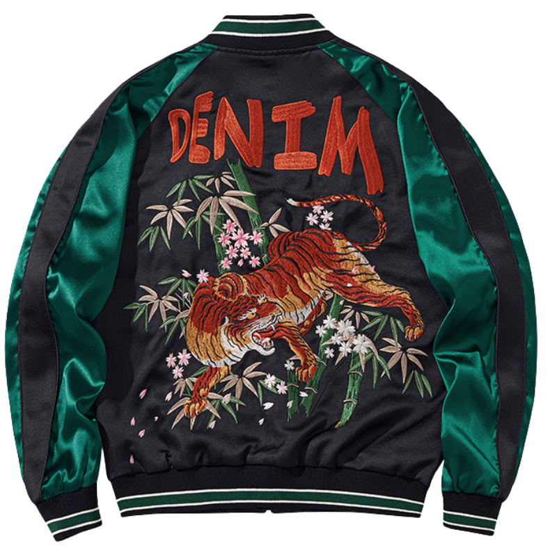 Veste vintage japonaise brodée