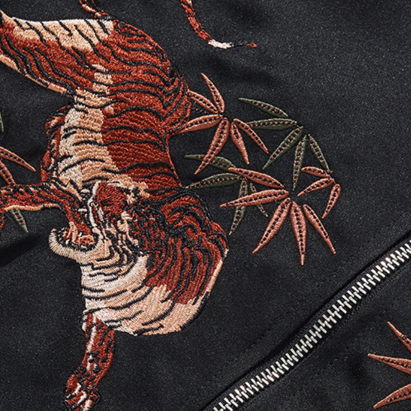 Veste vintage japonaise brodée