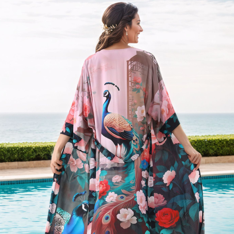 Kimono plage femme