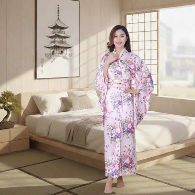 Kimono femme long oriental