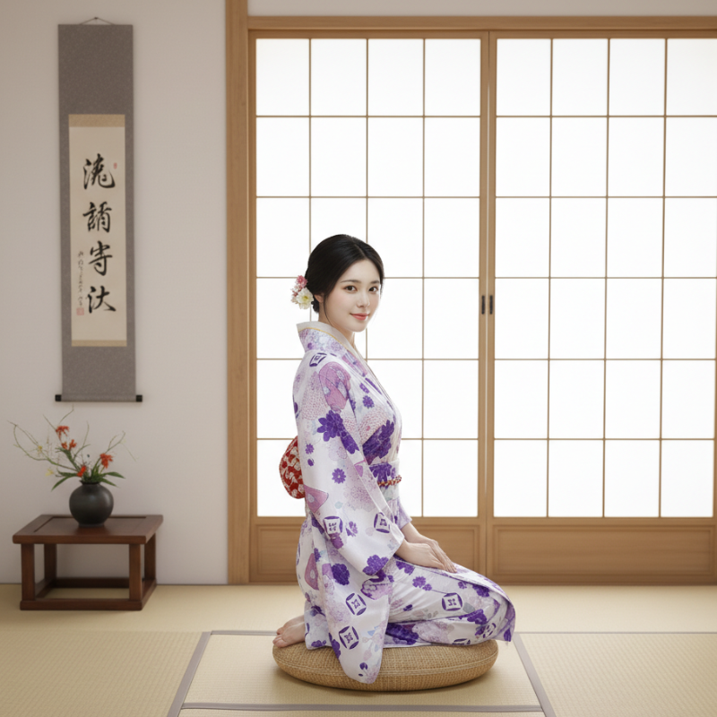 Kimono long été femme