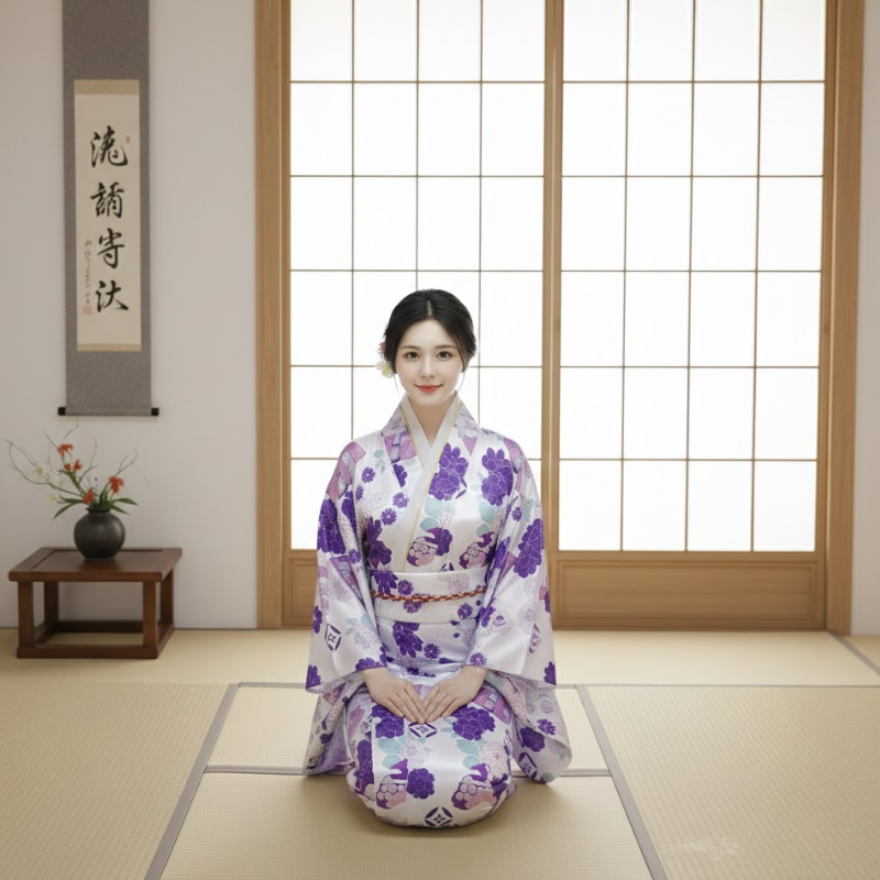 Kimono long été femme