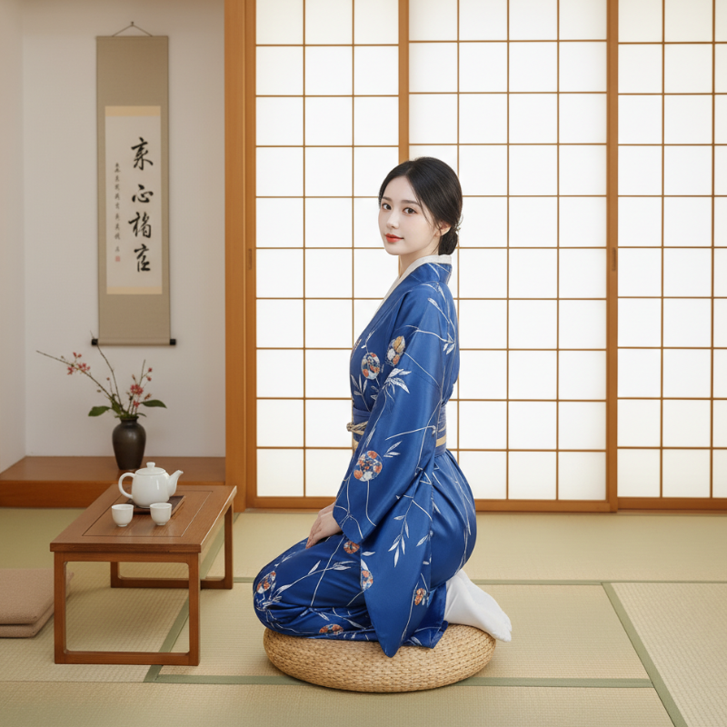 Kimono long été femme