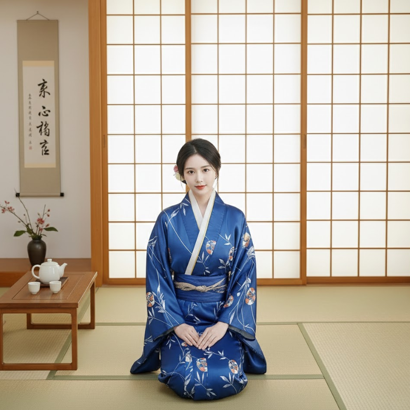 Kimono long été femme