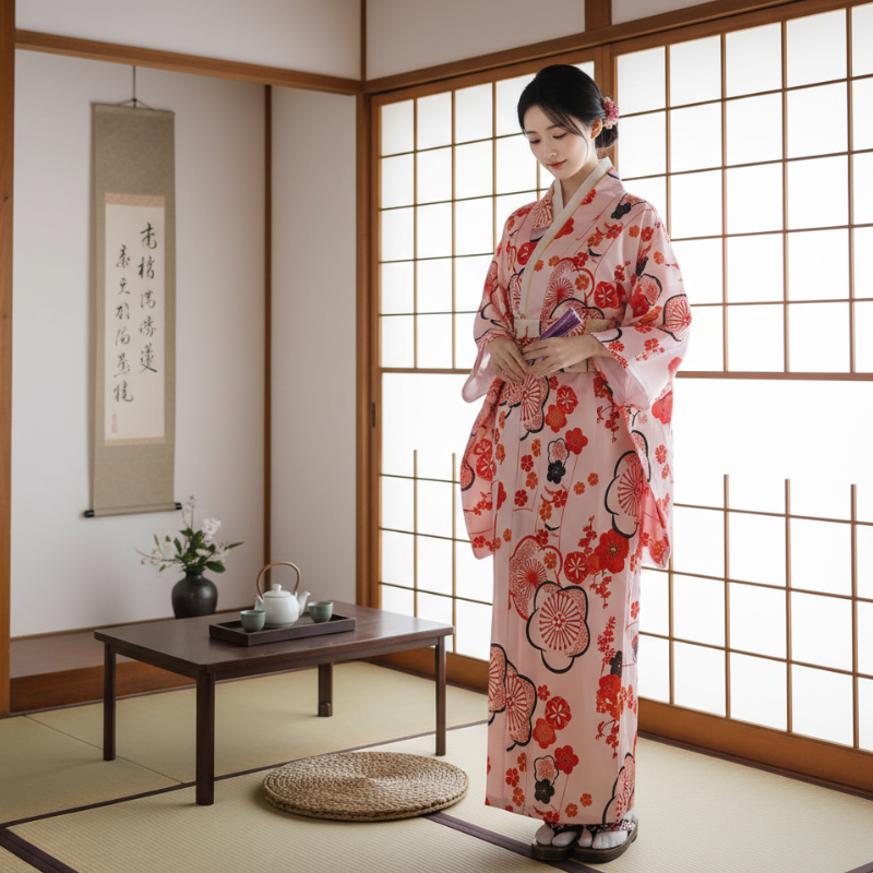 Kimono long été femme