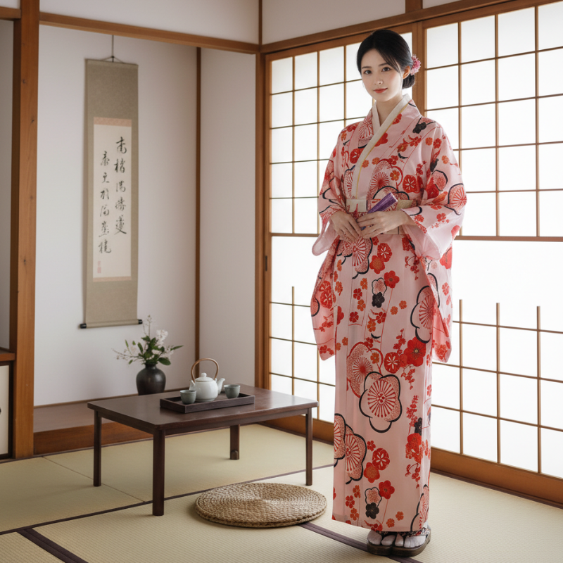 Kimono long été femme