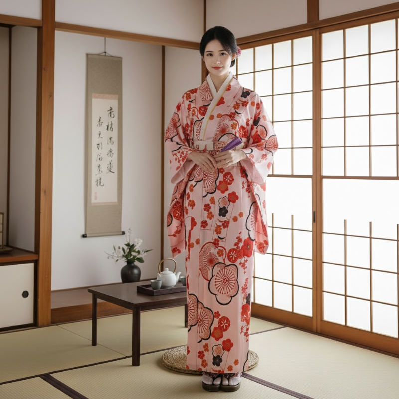 Kimono long été femme
