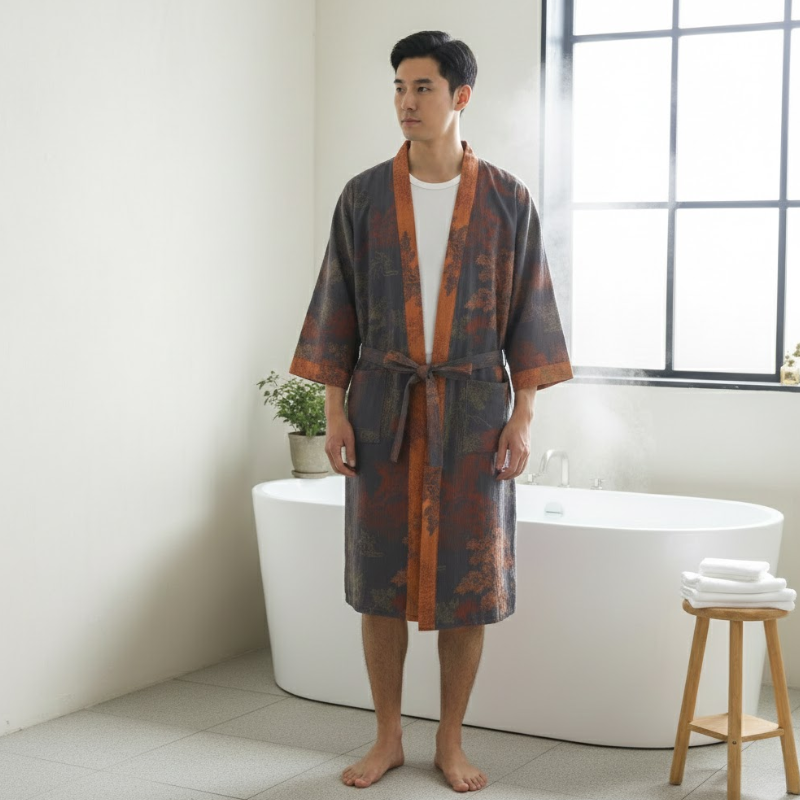 Peignoir kimono homme