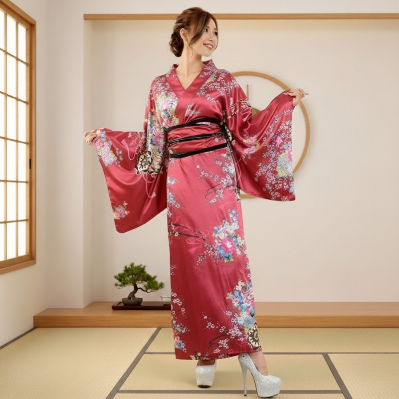 Robe japonaise pour femme