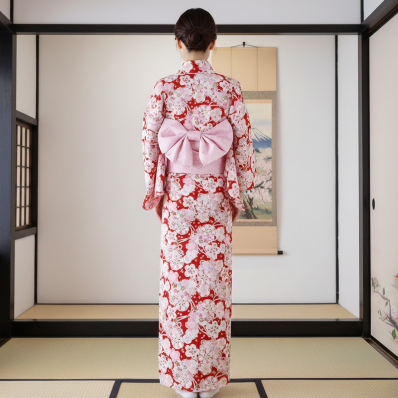 Yukata femme sakura