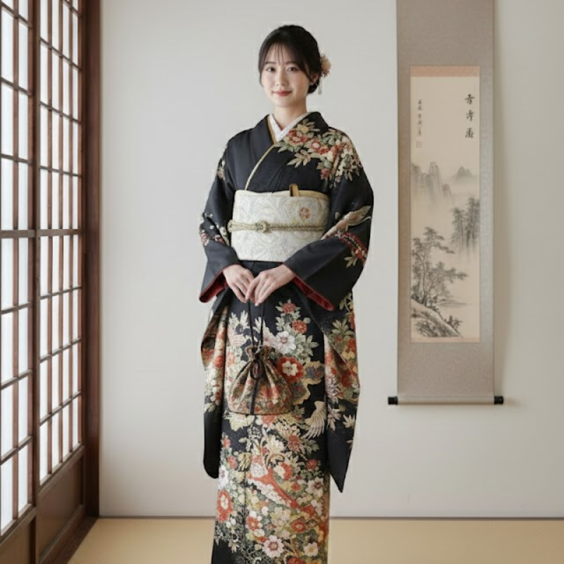 Robe kimono traditionnelle
