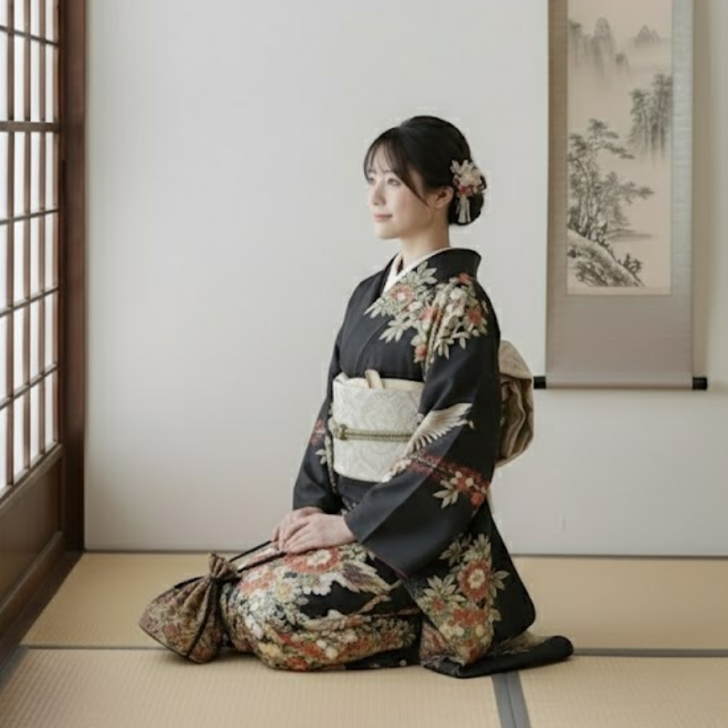 Robe kimono traditionnelle