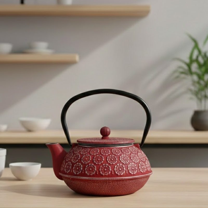 Théière en fonte japonaise traditionnelle