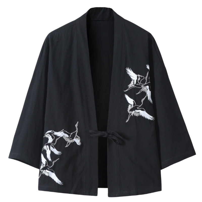 Haori à motif pour homme