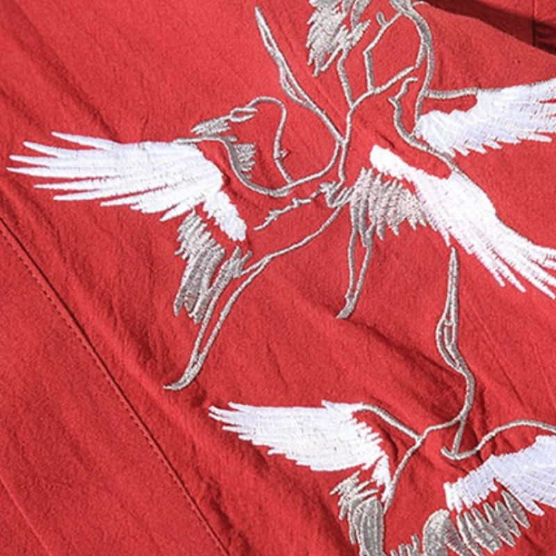 Haori à motif pour homme