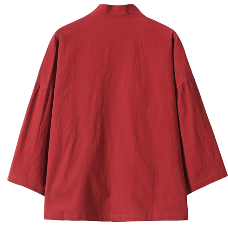 Haori à motif pour homme