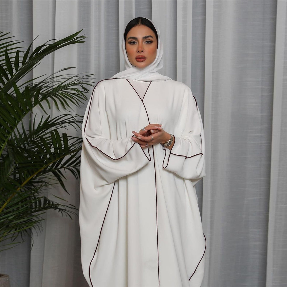 abaya kimono blanc - Taille unique