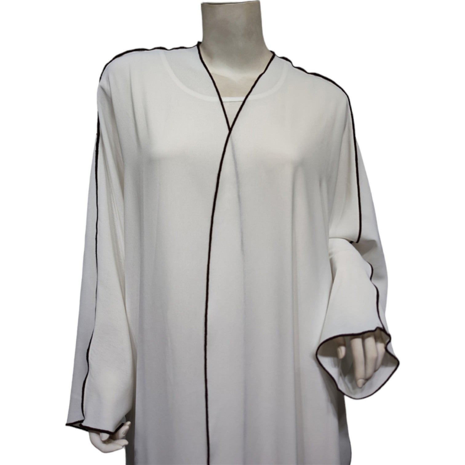 abaya kimono blanc - Taille unique