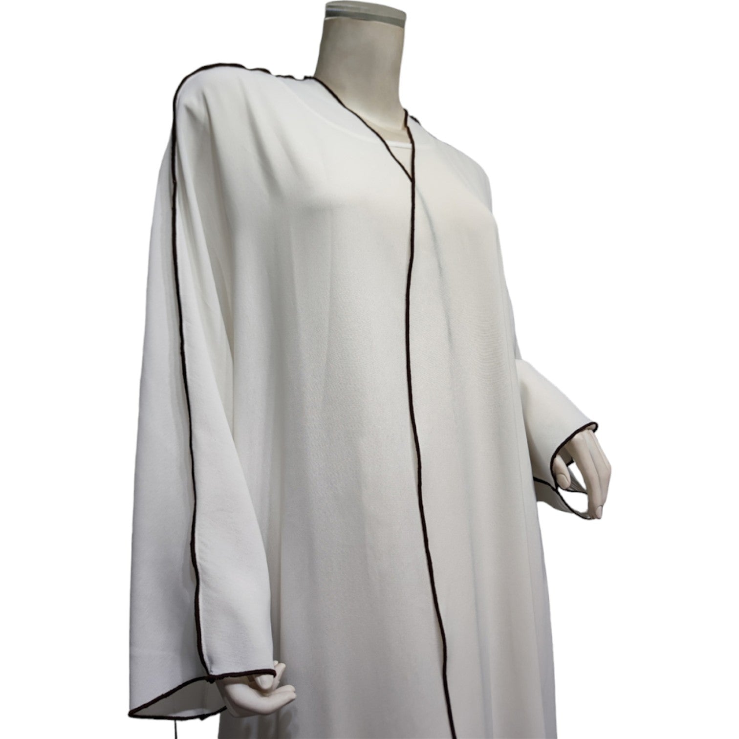 abaya kimono blanc - Taille unique