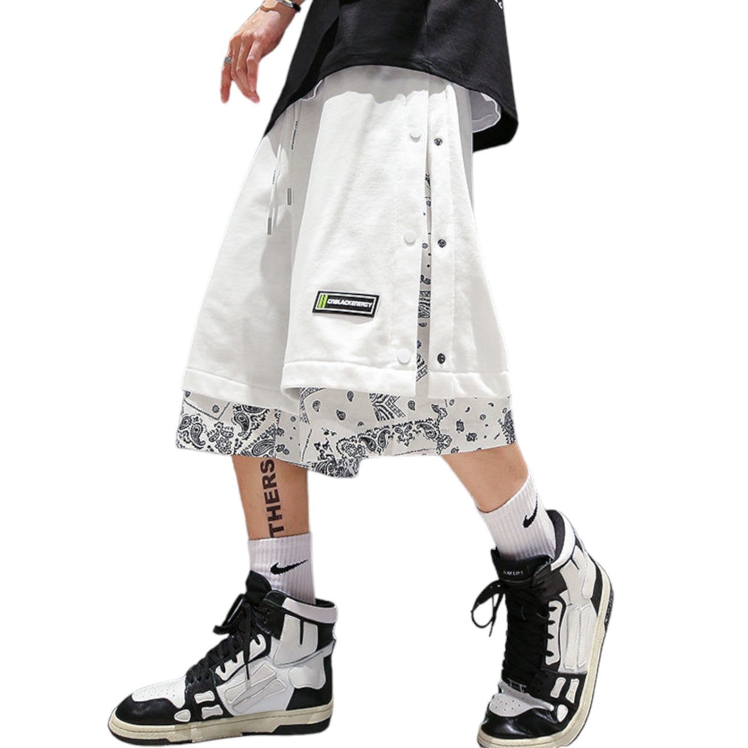 basketball shorts streetwear - Blanc