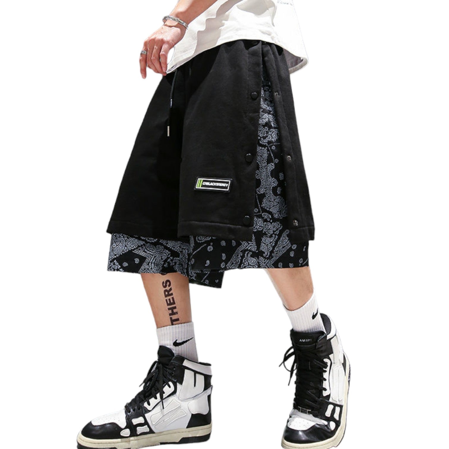 basketball shorts streetwear - Noir