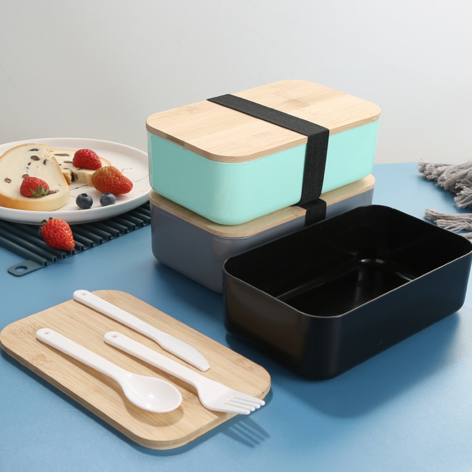 Bento box bambou