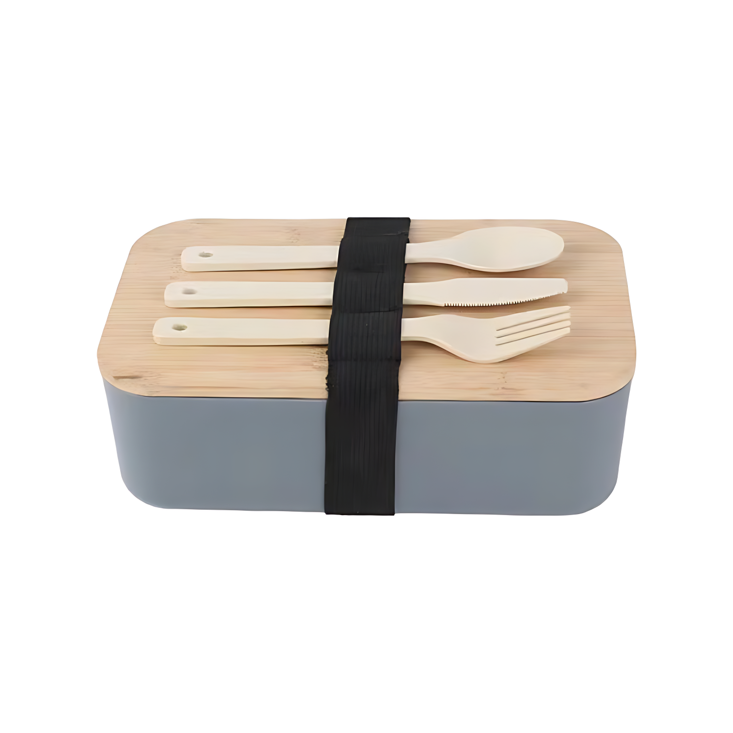 Bento box bambou - Gris