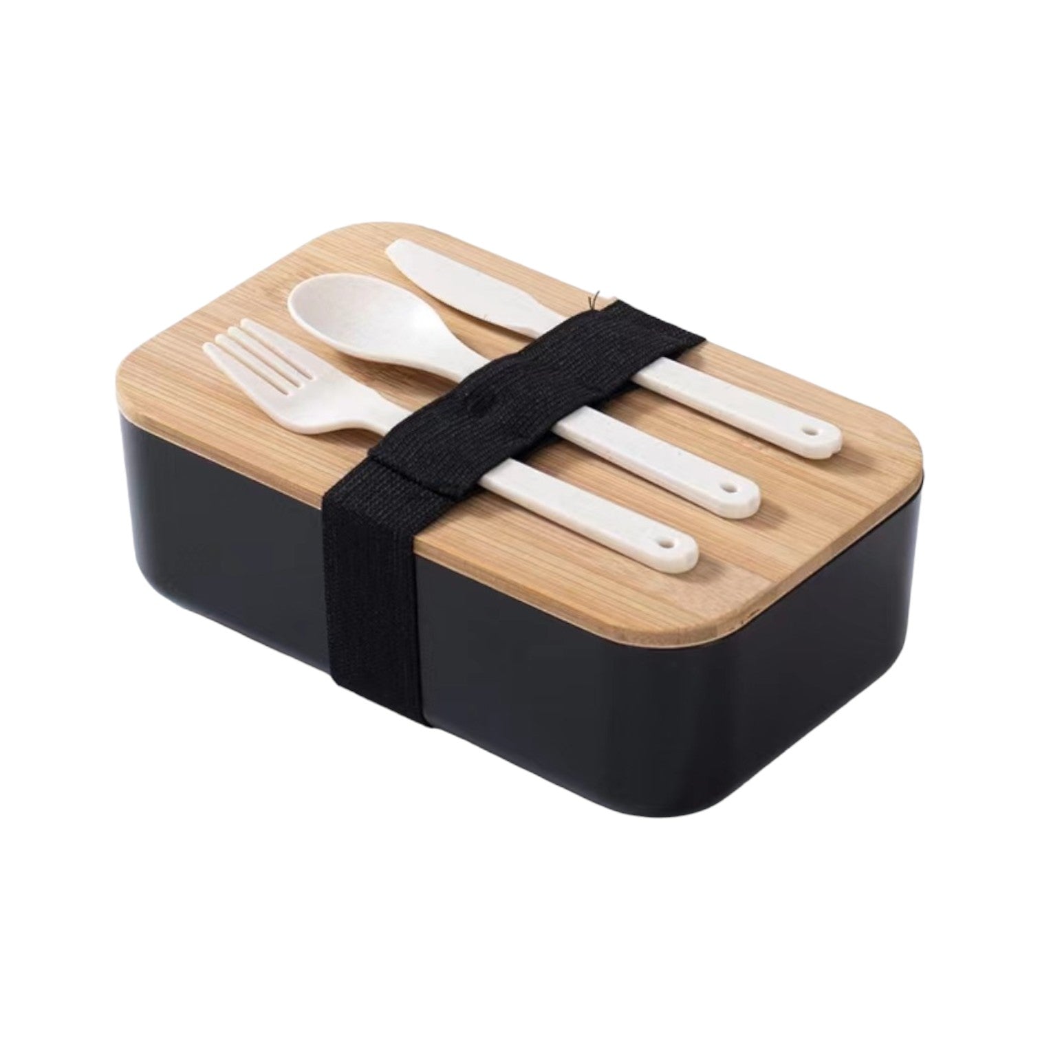 Bento box bambou - Noir