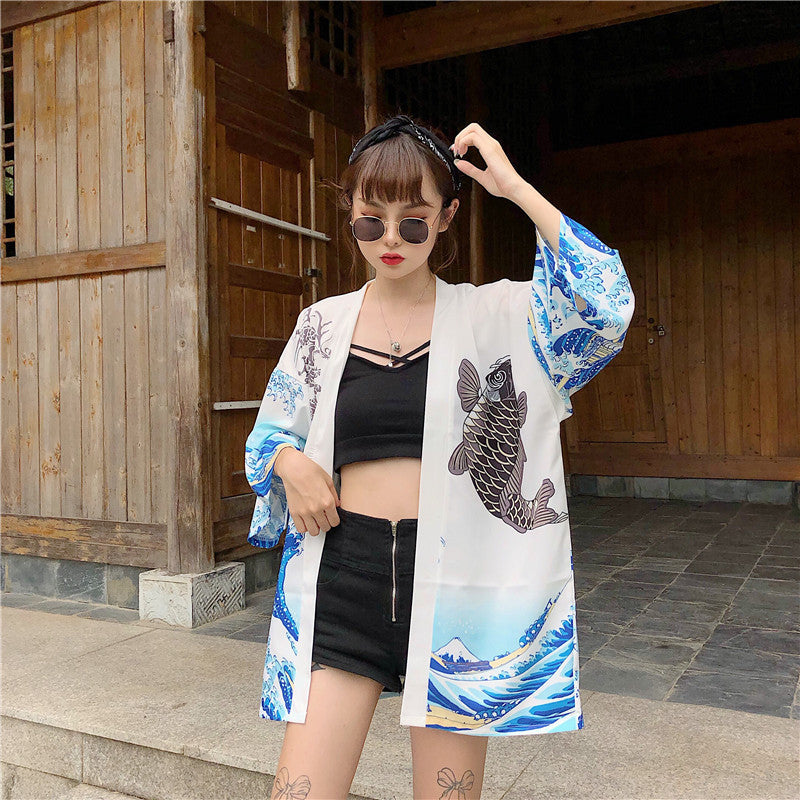 Blouse Kimono Femme ’Kanagawa’