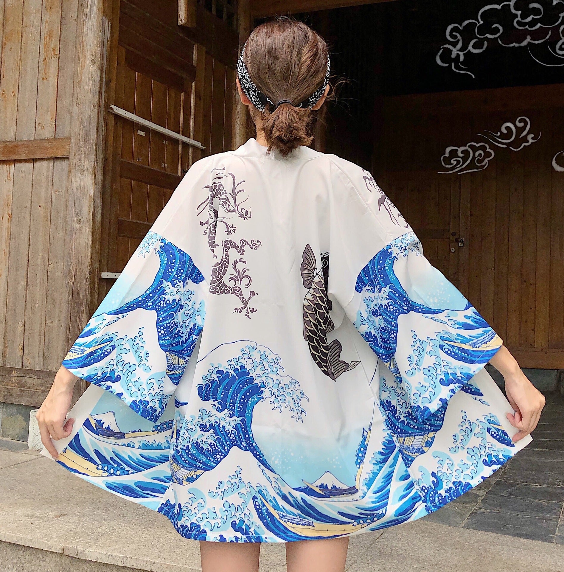 Blouse Kimono Femme ’Kanagawa’