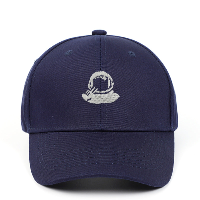 Casquette Astronaute ’Uchu hikō-shi’ - Bleu marine / Ajustable