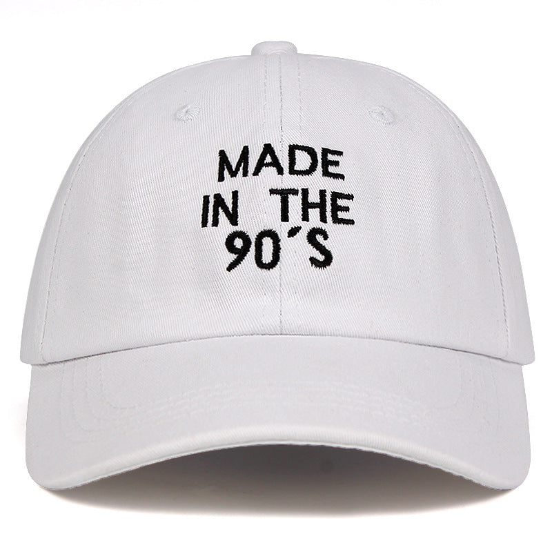 Casquette Old School ’Années 90’ - Blanc / Ajustable