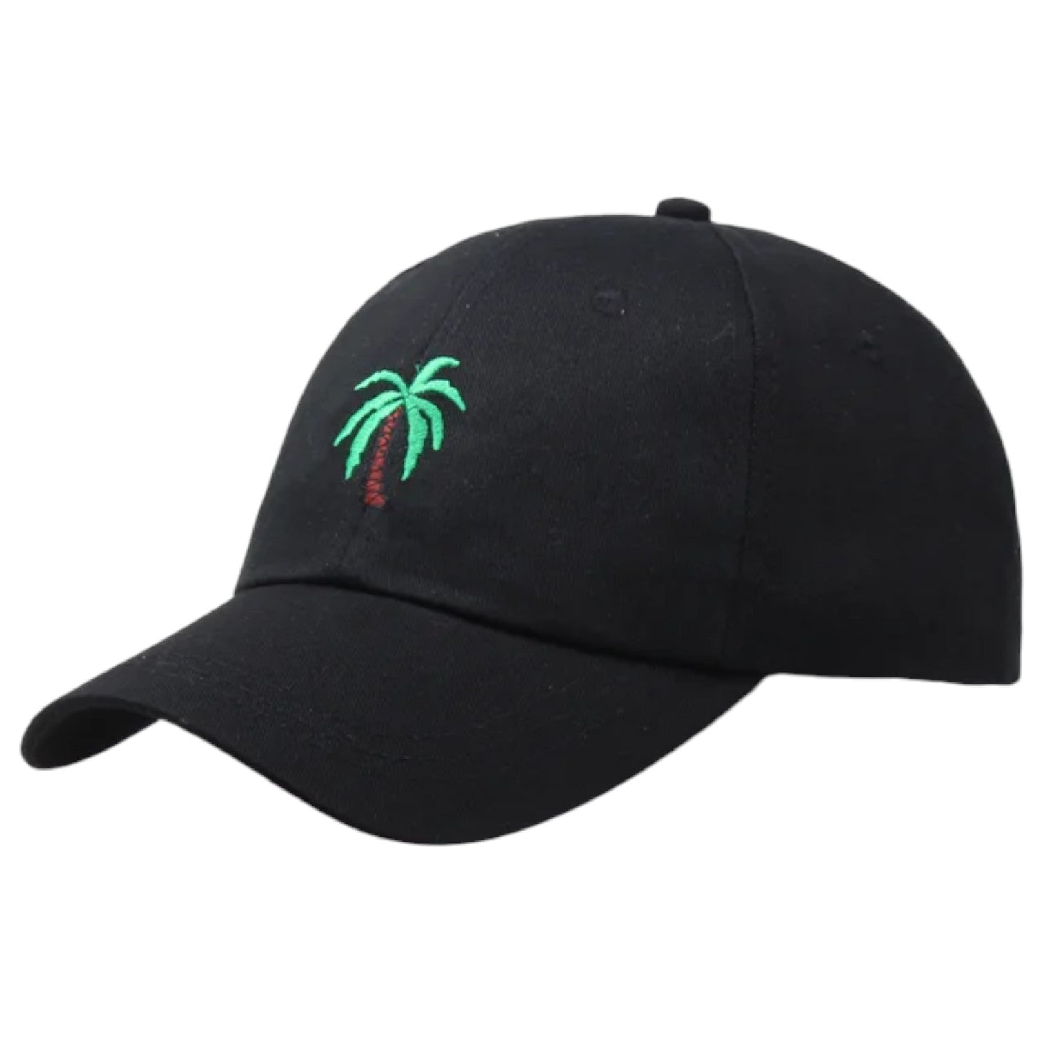 Casquette Palmier ’Coconut’ - Noir / Ajustable