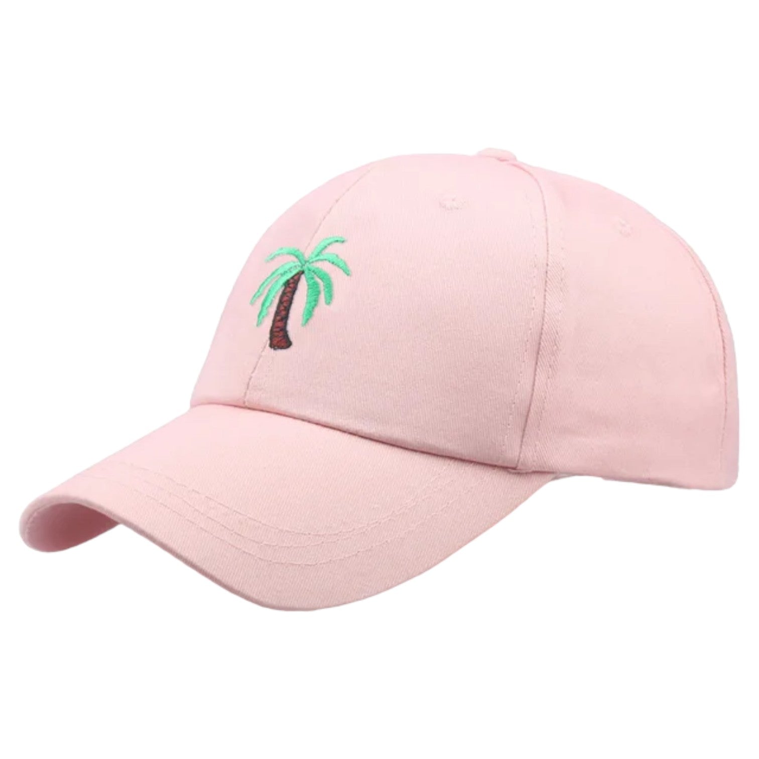 Casquette Palmier ’Coconut’ - Rose / Ajustable