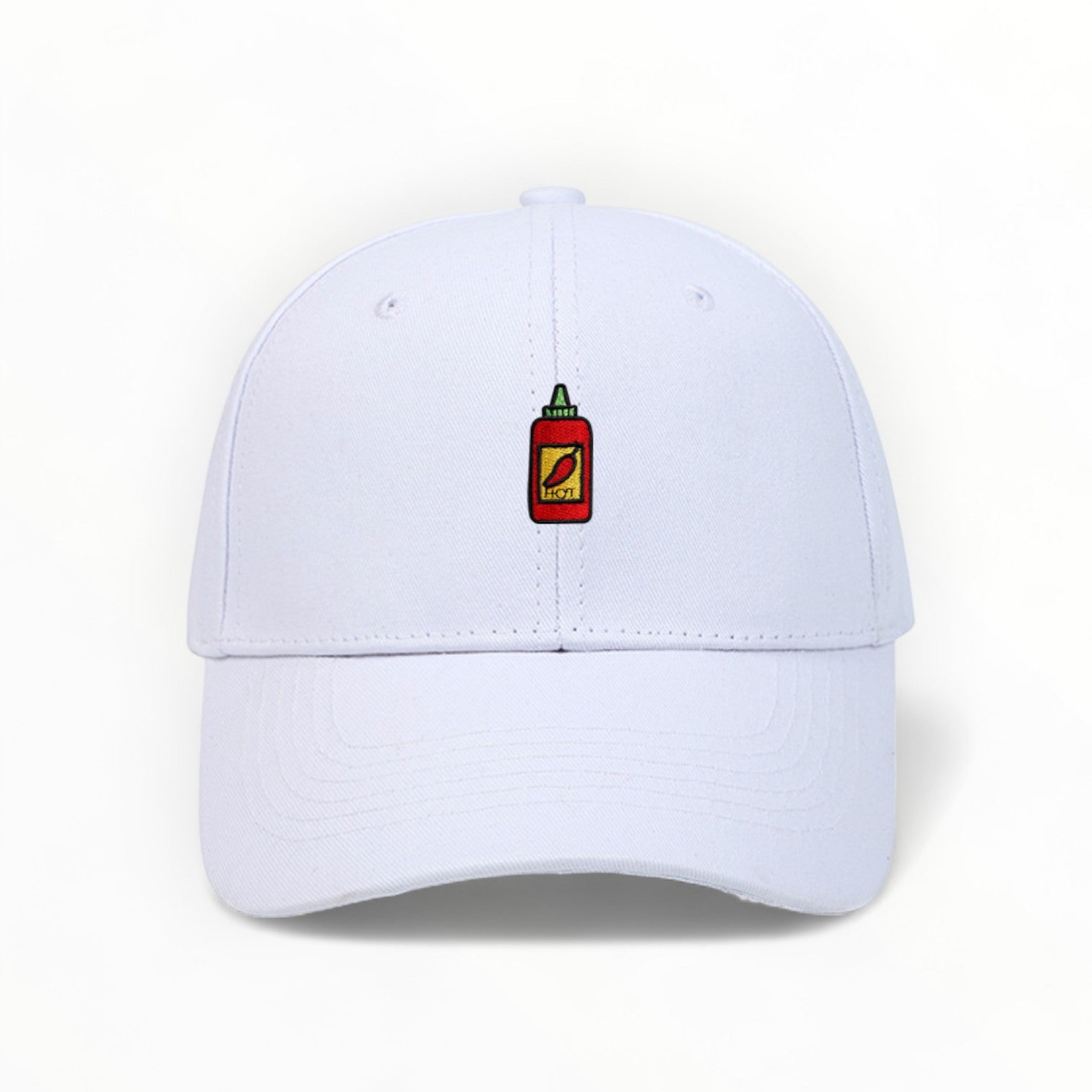 Casquette Piment ’Chiripeppā’ - Blanc / Ajustable