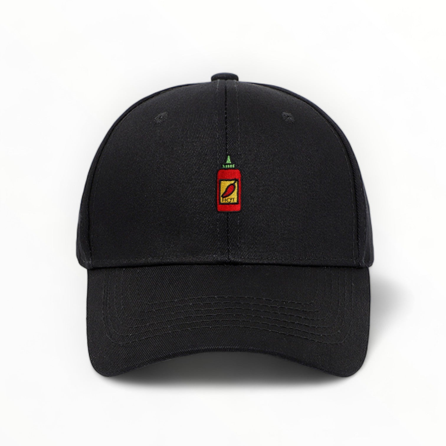 Casquette Piment ’Chiripeppā’ - Noir / Ajustable