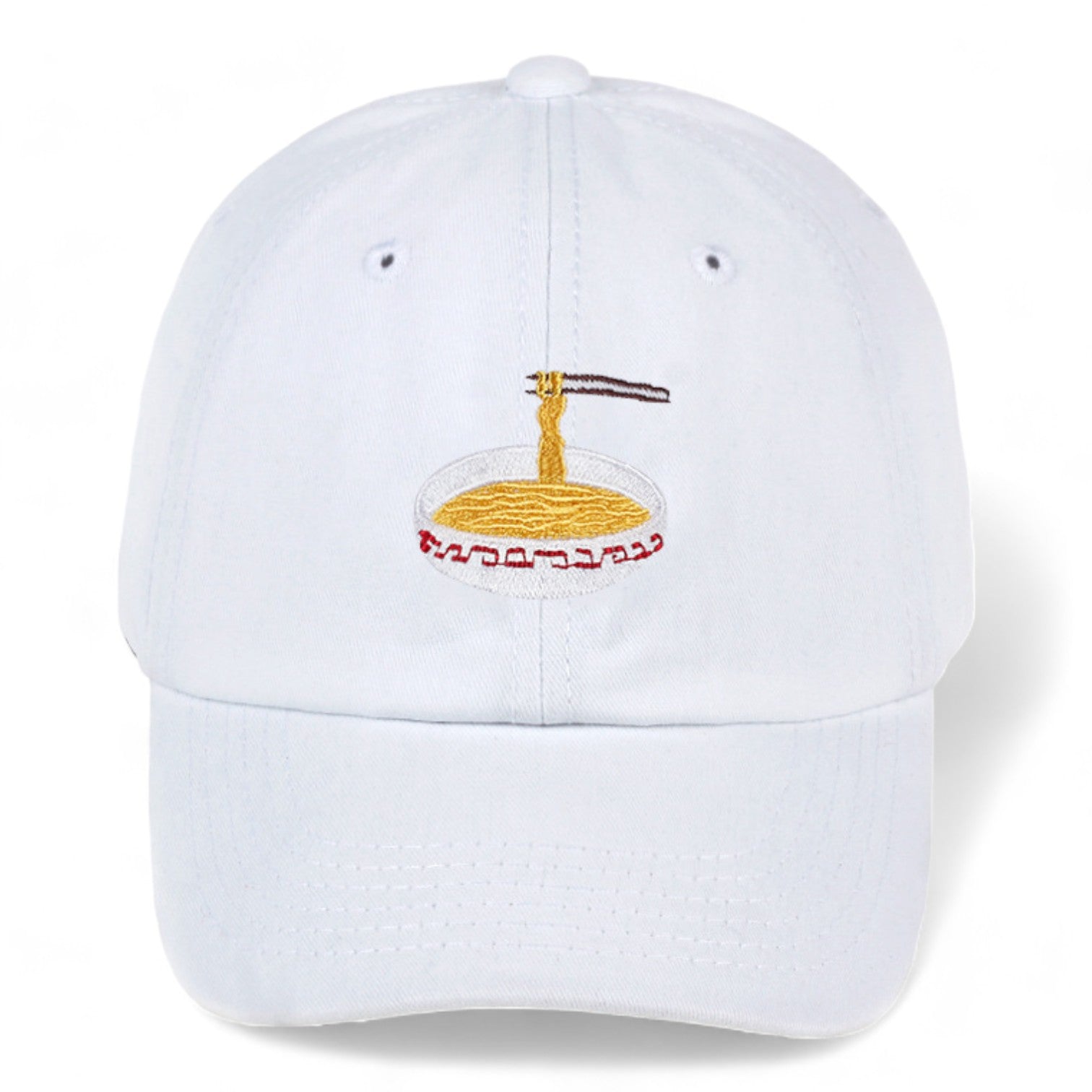 Casquette Ramen ’Bōru no Ashi’ - Blanc / Ajustable