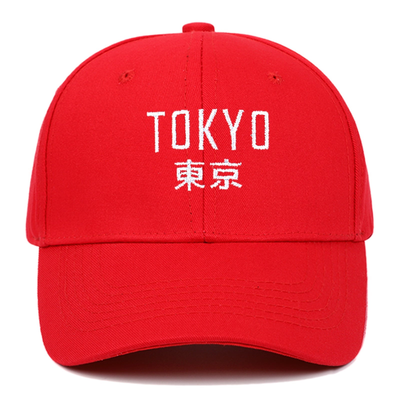 Casquette Tokyo ’The Japan Panel’ - Rouge / Ajustable