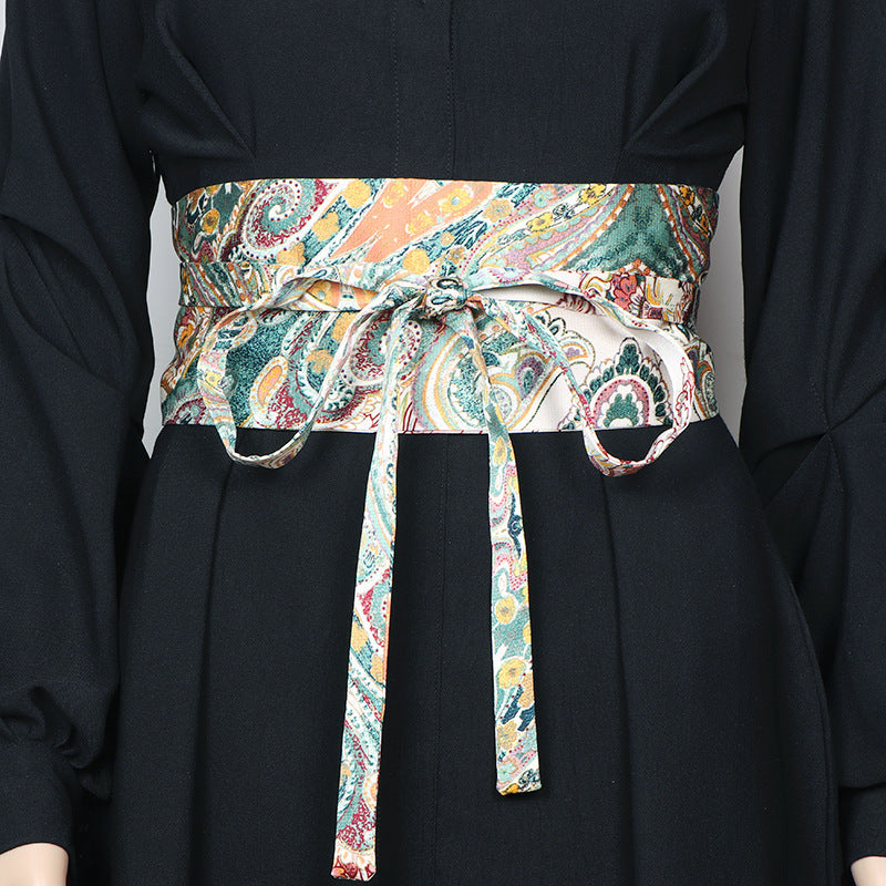 Ceinture Kimono Japonais Femme - Vert