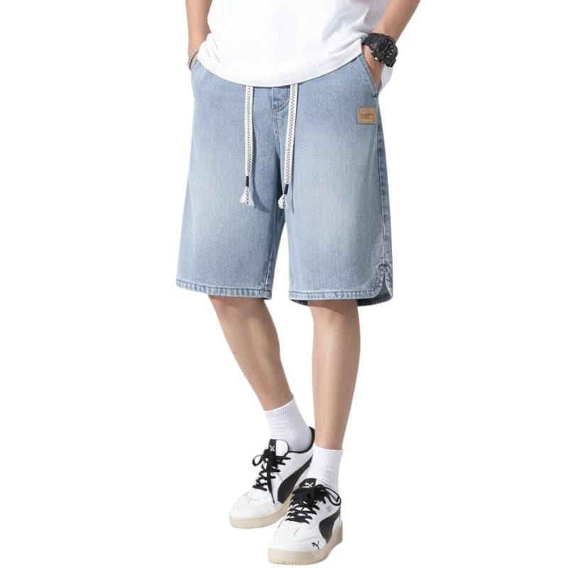 Streetwear denim shorts