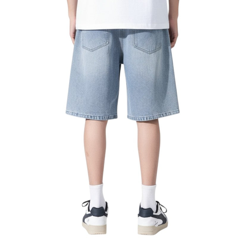 Streetwear denim shorts